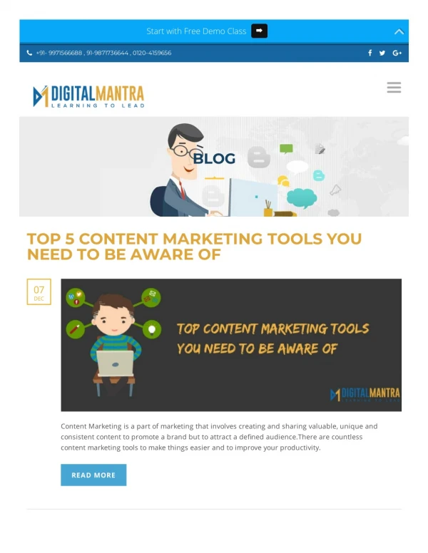 Digital marketing course DigitalMantra Noida