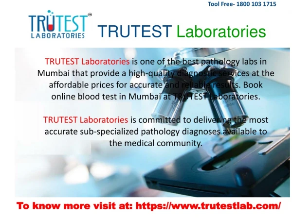 Best Pathology Labs in Mumbai
