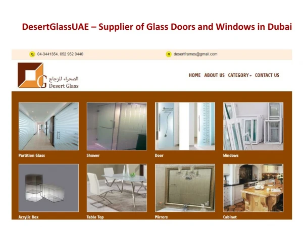 Glass Partition Doors and Windows in Dubai