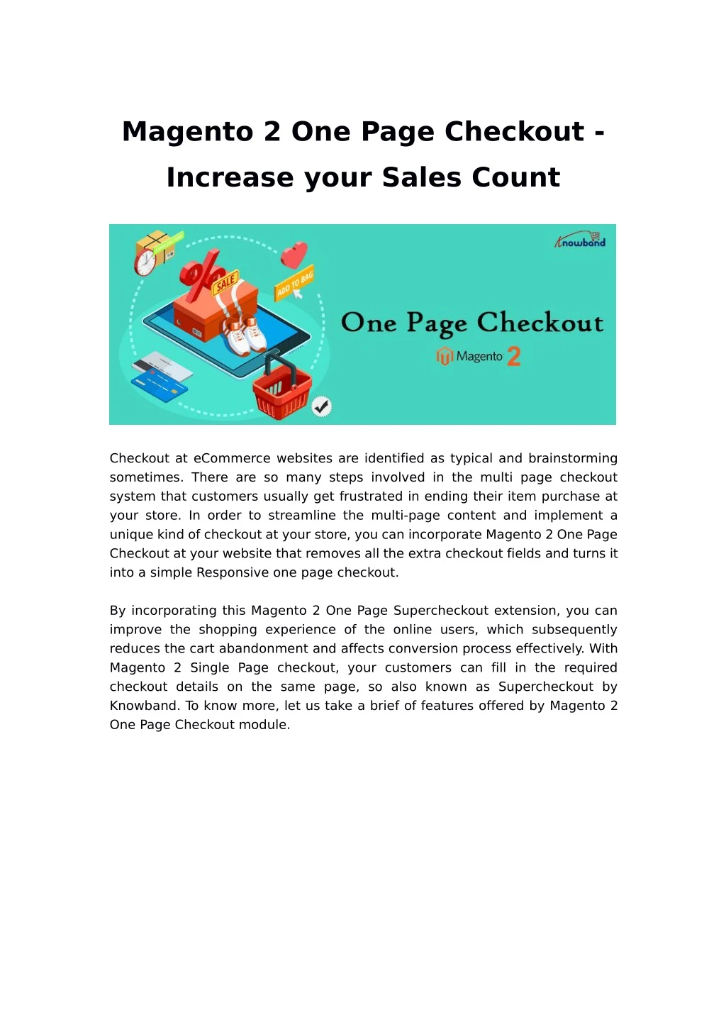 magento 2 one page checkout