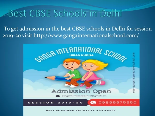 Best CBSE School in Delhi 