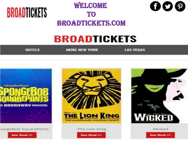 Broadway Tickets 2019