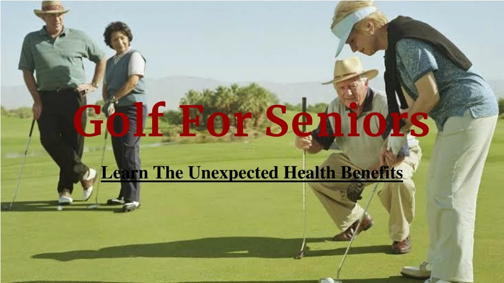 golf for seniors