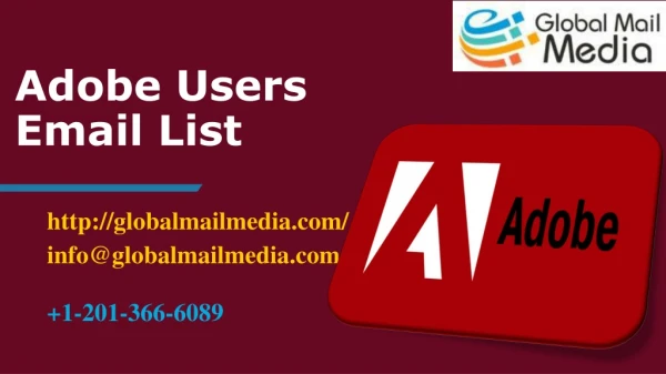 Adobe Users Email List