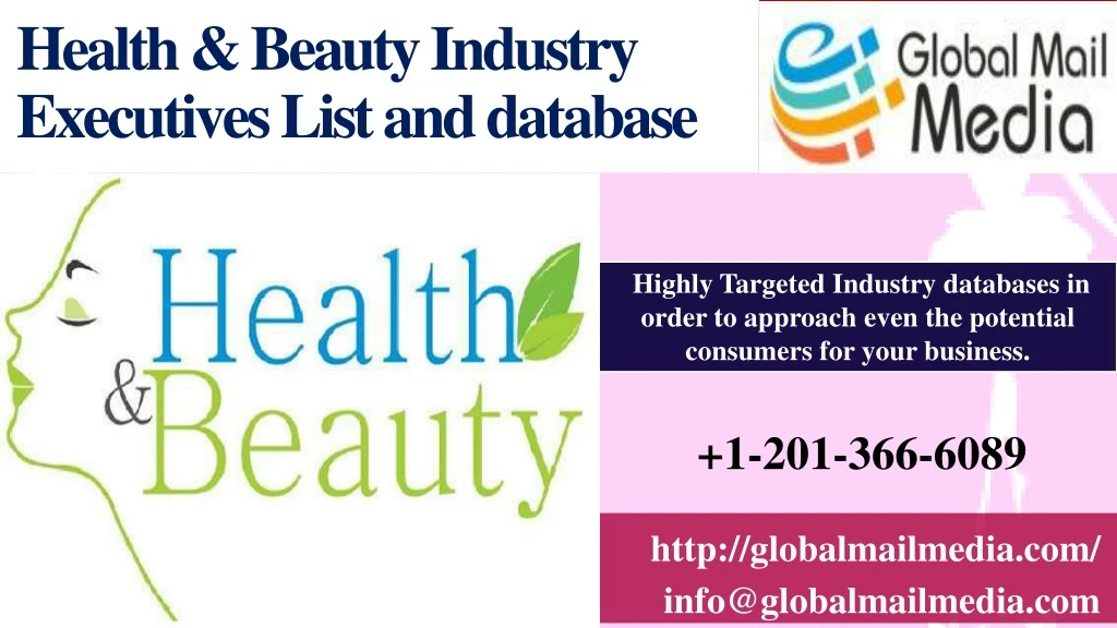 health beauty industry executives list and database