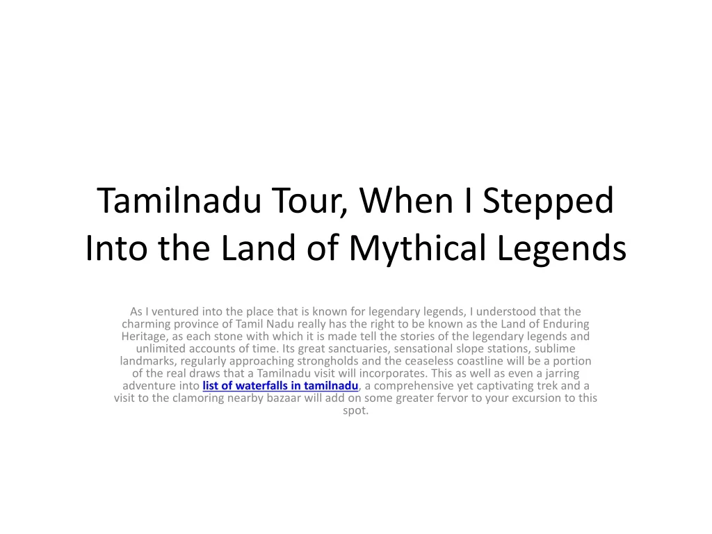 tamilnadu tour when i stepped into the land of mythical legends