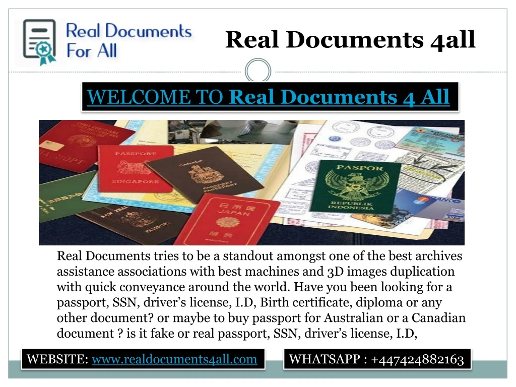 real documents 4all