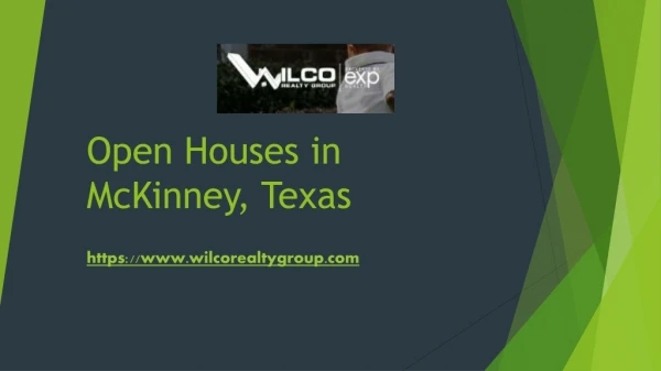 Open Houses in McKinney Texas