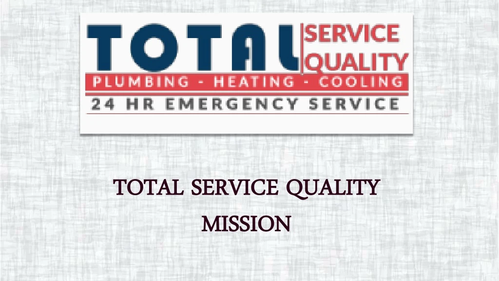 total service quality total service quality