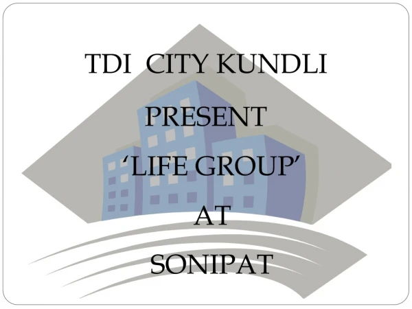 TDI City Kundli!TDI Kundli Sonipat Project@9810128617