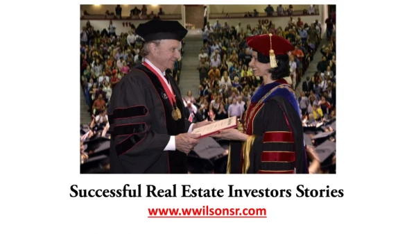 Successful Real Estate Investors Stories