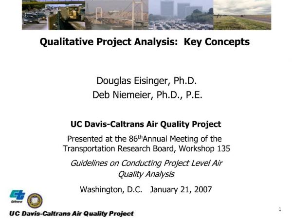 Qualitative Project Analysis: Key Concepts