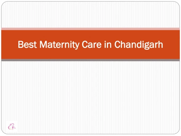 Best Maternity Care in Chandigarh