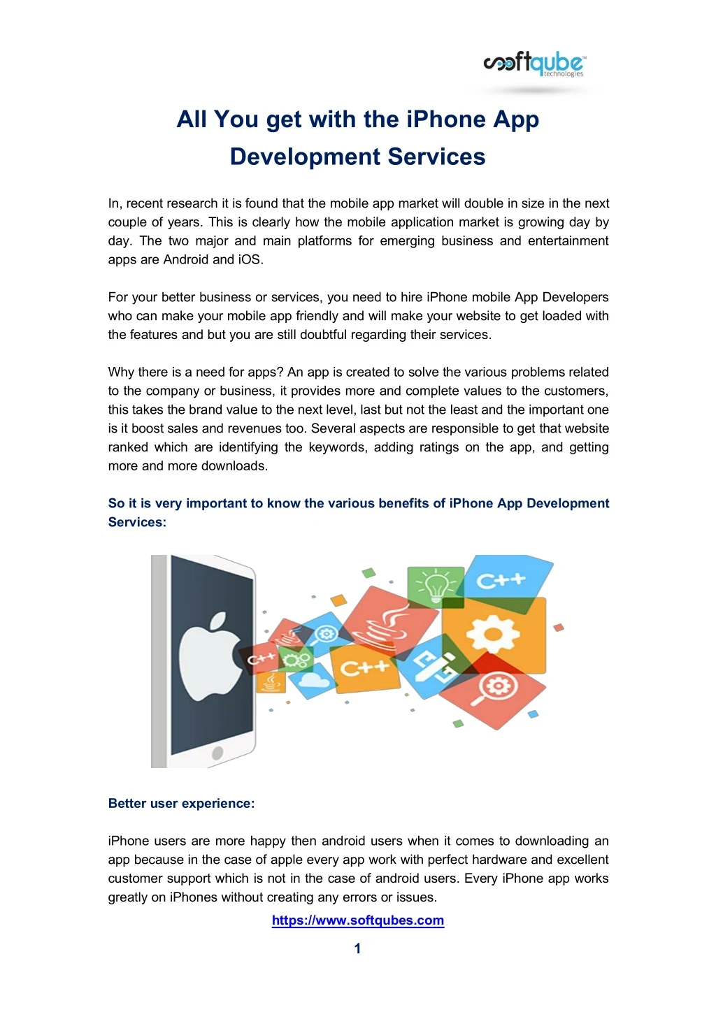 all you get with the iphone app development