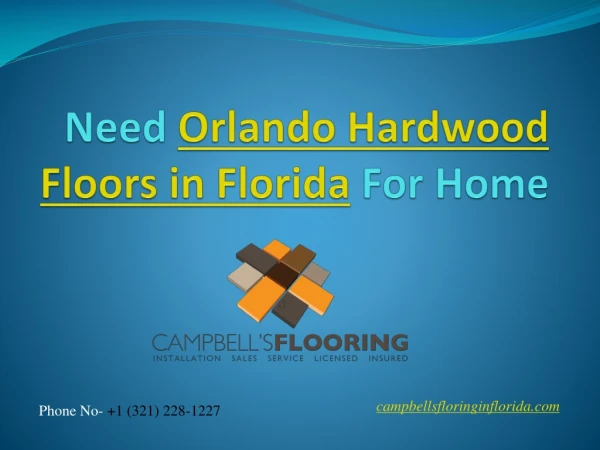 Orlando Flooring Installers in Florida