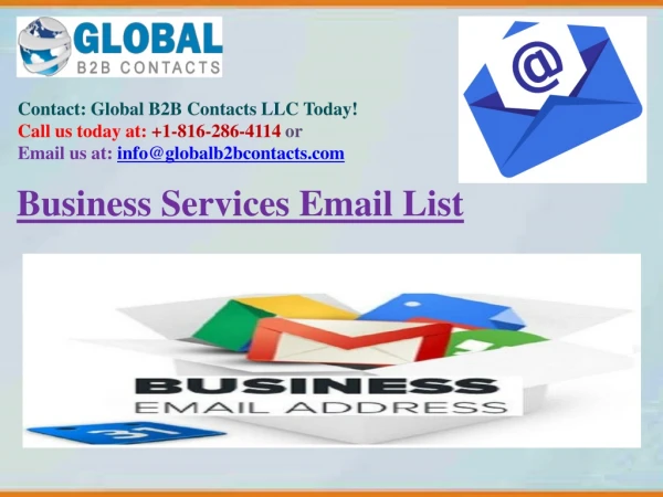 Business Services Email List Worldwide