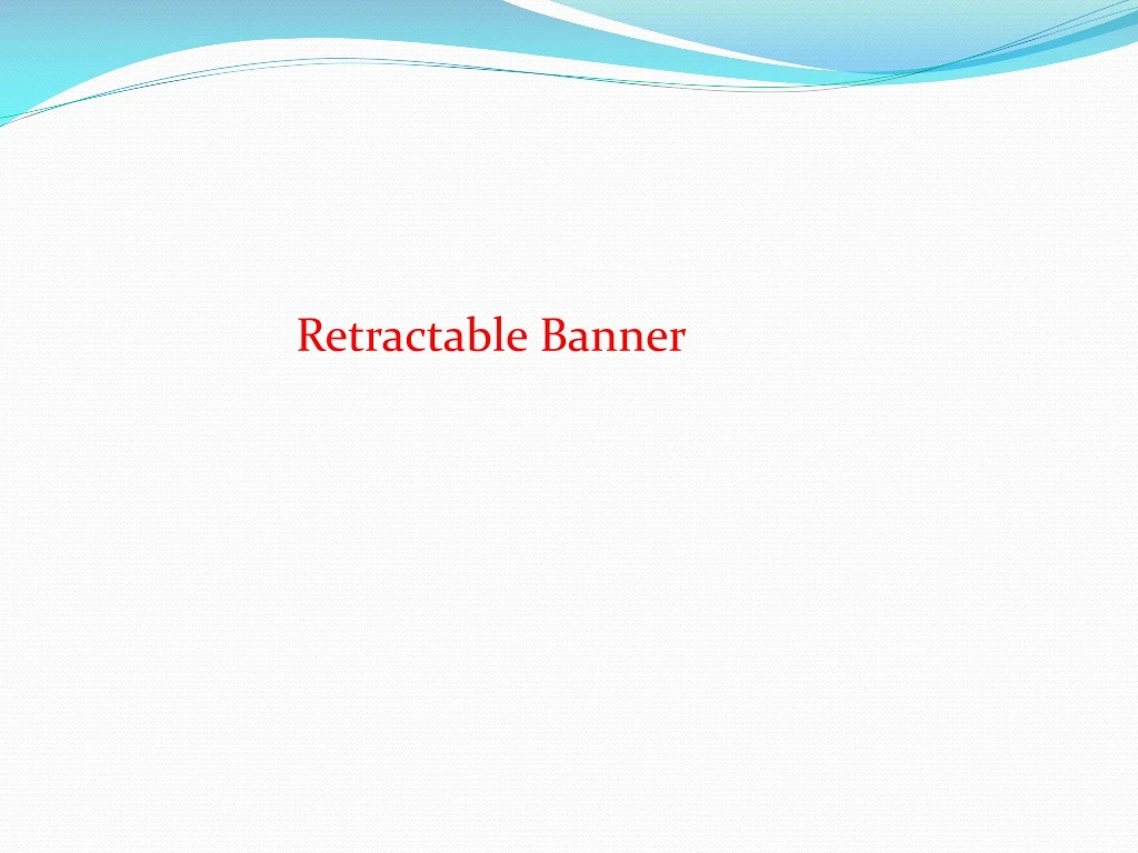 retractable banner
