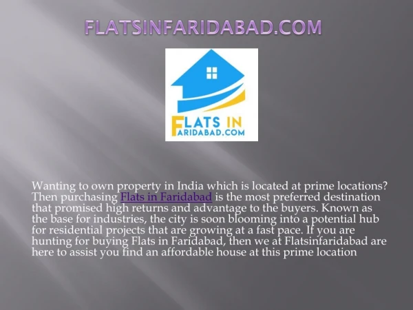 Flats in Faridabad