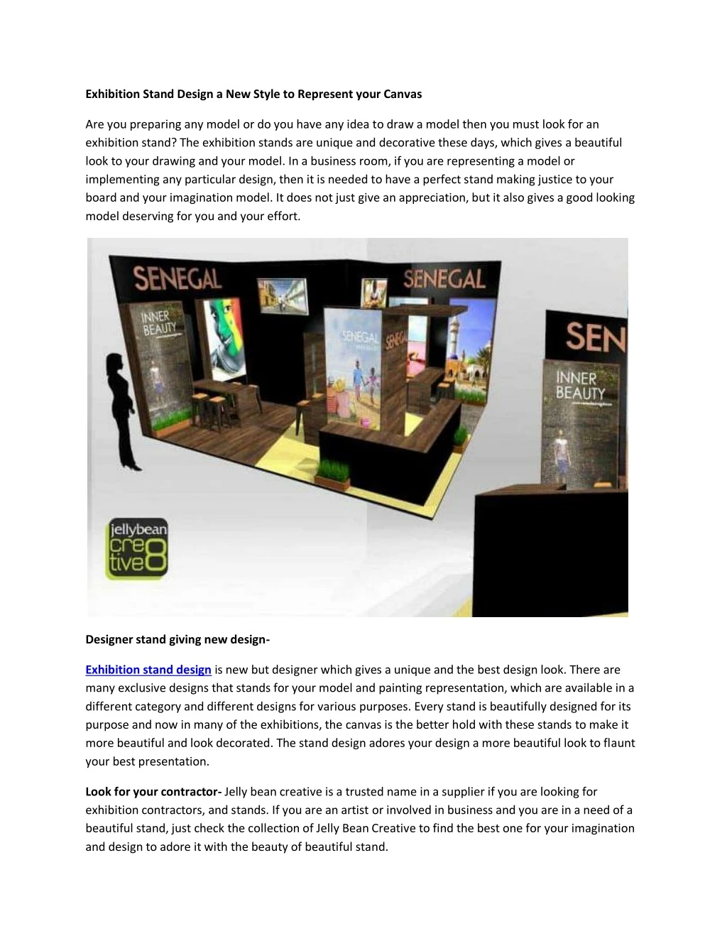 exhibition stand design a new style to represent