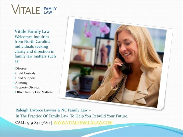 Raleigh Family Lawyer - Vitale Family Law