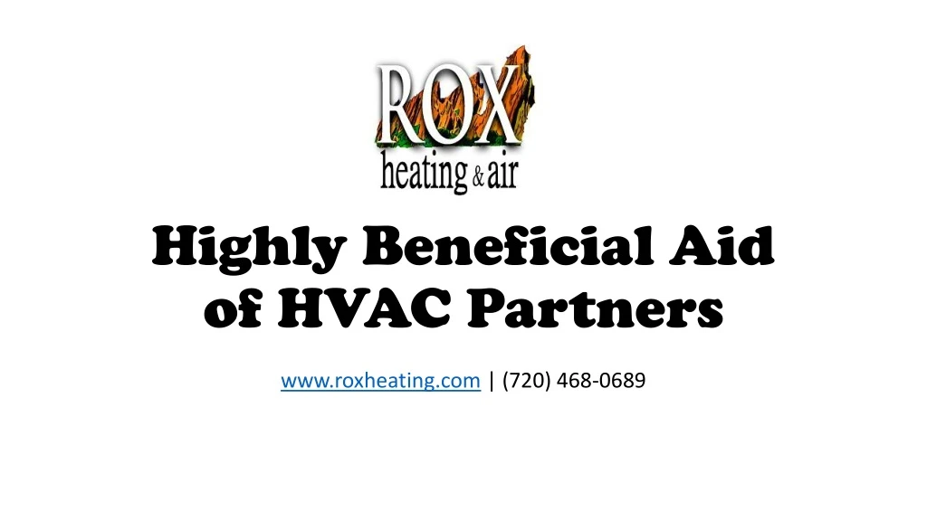 highly beneficial aid of hvac partners