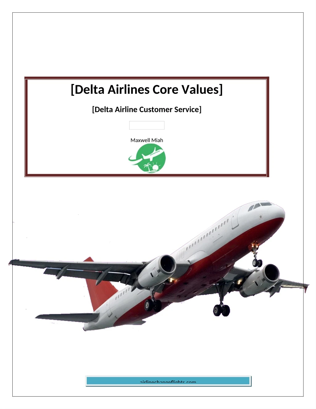 PPT Delta Airline Flight Support PowerPoint Presentation, free