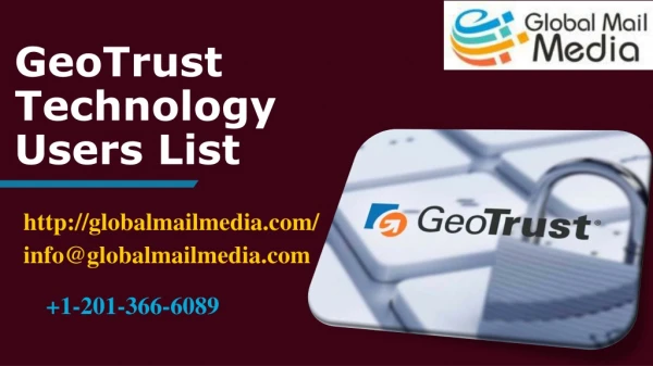 GeoTrust Technology Users List