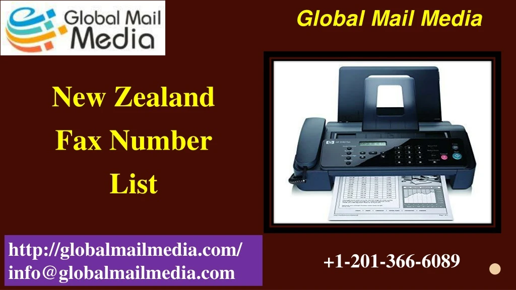 new zealand fax number list