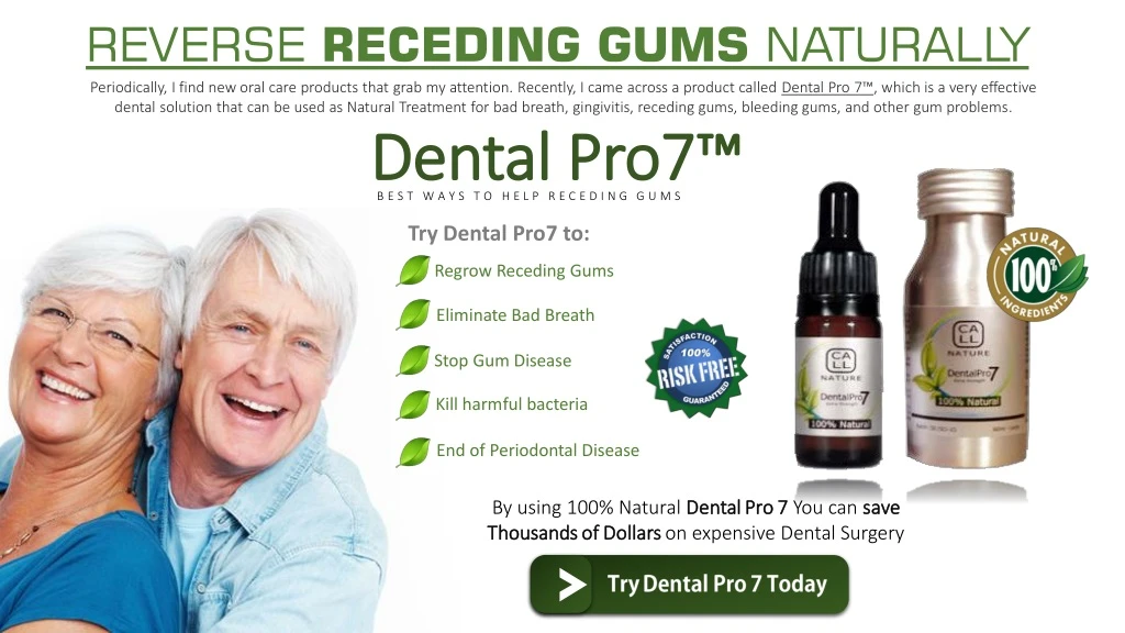 reverse receding gums naturall y periodically