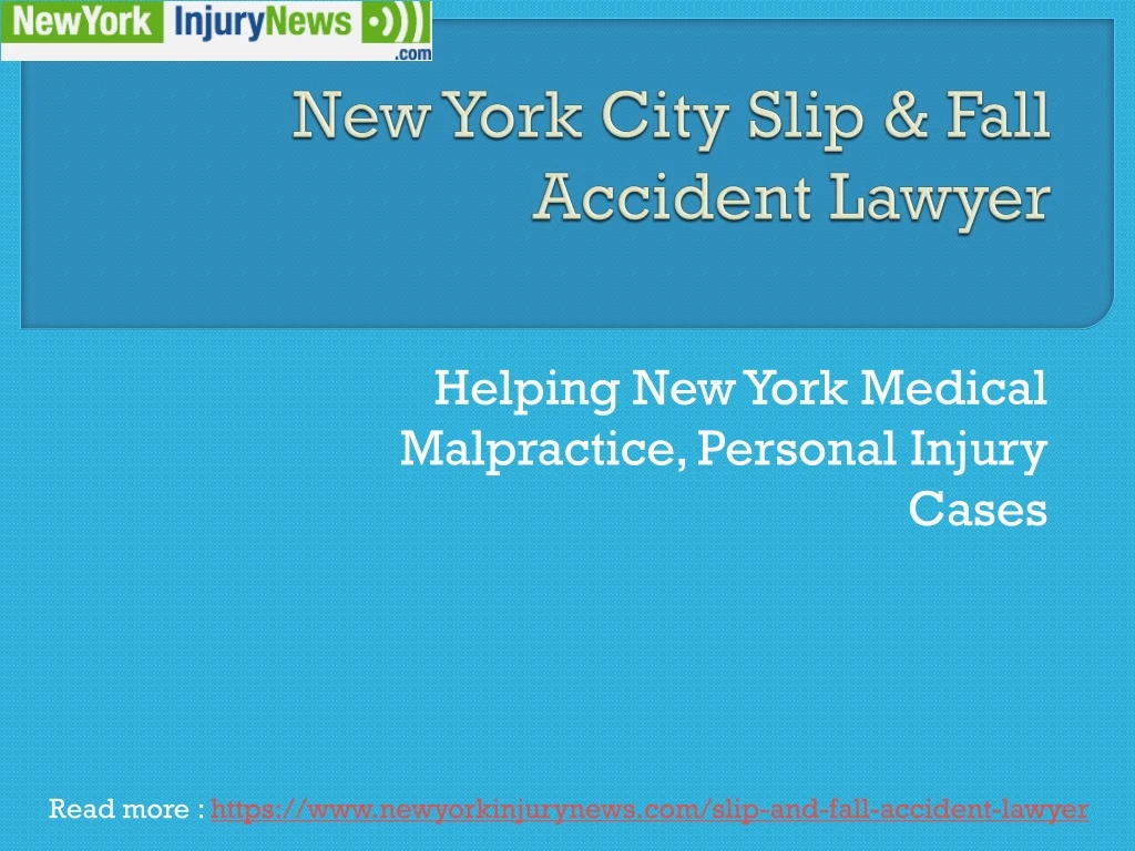 new york city slip fall accident lawyer