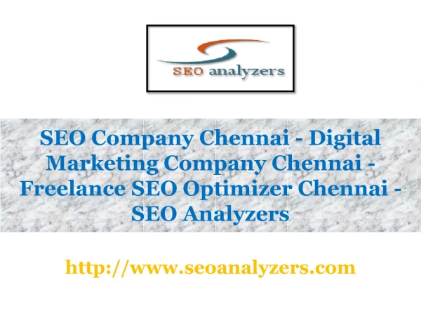SEO Company Chennai - Digital Marketing Company Chennai