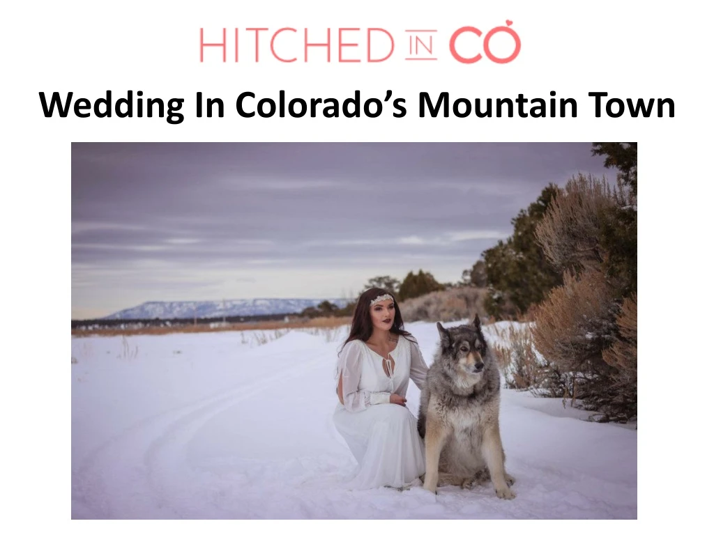 wedding in colorado s mountain town