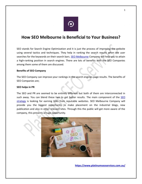 How SEO Melbourne is Beneficial to Your Business?
