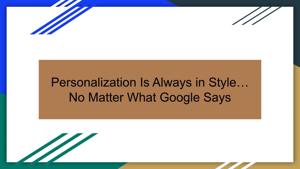 personalization is always in style no matter what
