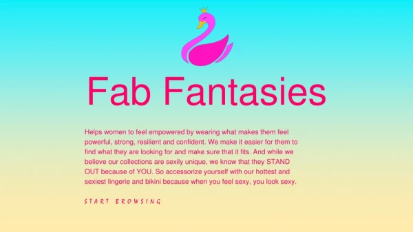 Fabfantasies Explores Different Types of Lingerie And Bikini
