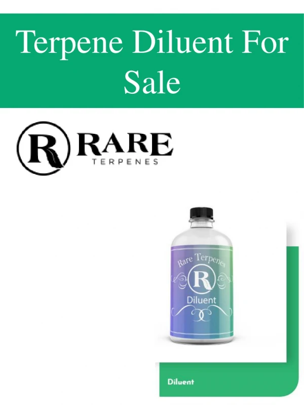 Terpene Diluent For Sale