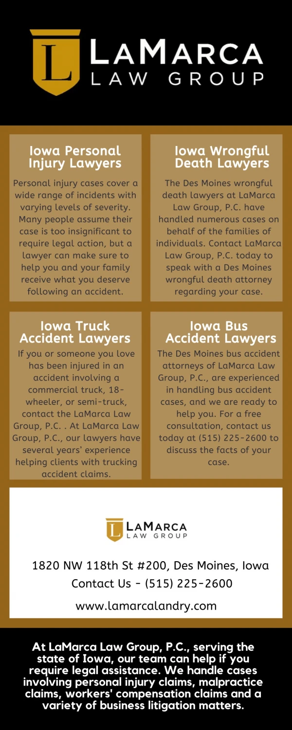 Iowa Personal Injury Lawyers