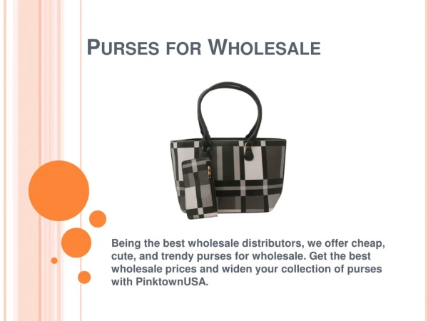 Purses for Wholesale