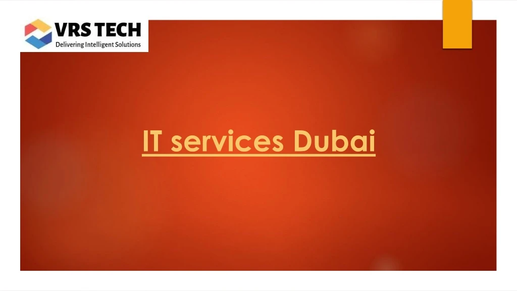 it services d ubai
