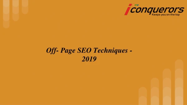 5 Off Page techniques in 2019 you need to know