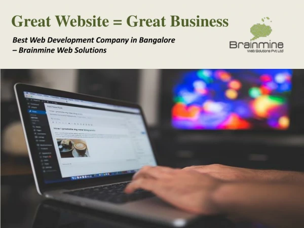 Web Development Company in Bangalore - Brainmine