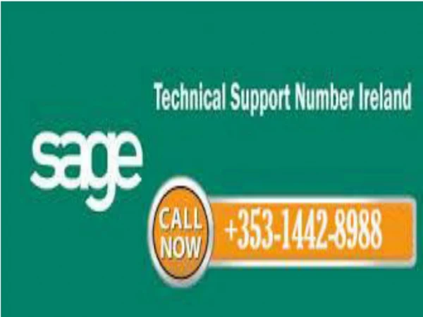 Sage Contact Support Number Ireland 353-1442-8988