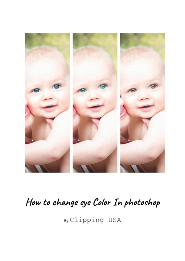 How do You change eye Color In photoshop