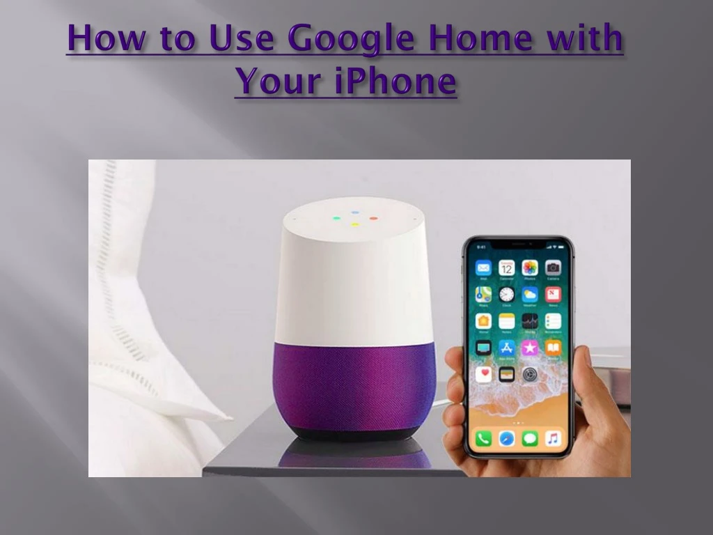 how to use google home with your iphone