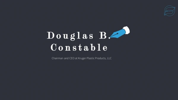 Douglas B. Constable - Provides Consultation in EBITDA Growth