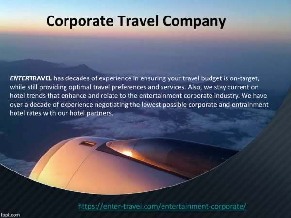 Corporate Travel Company