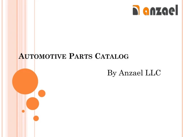 Automotive Parts Catalog | anzael LLC