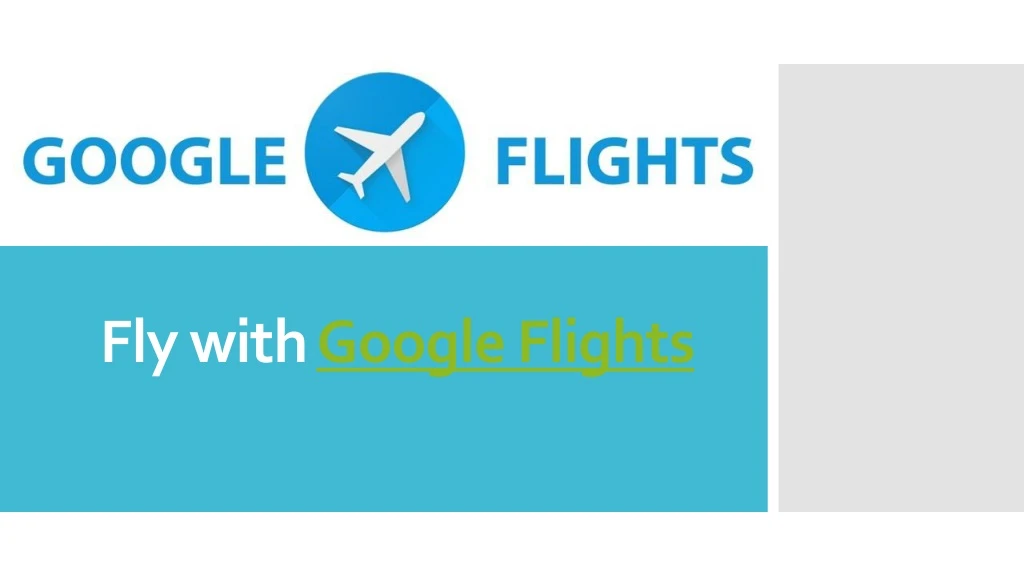 fly with google flights