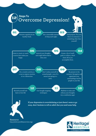Depression steps to overcome 7 Ways