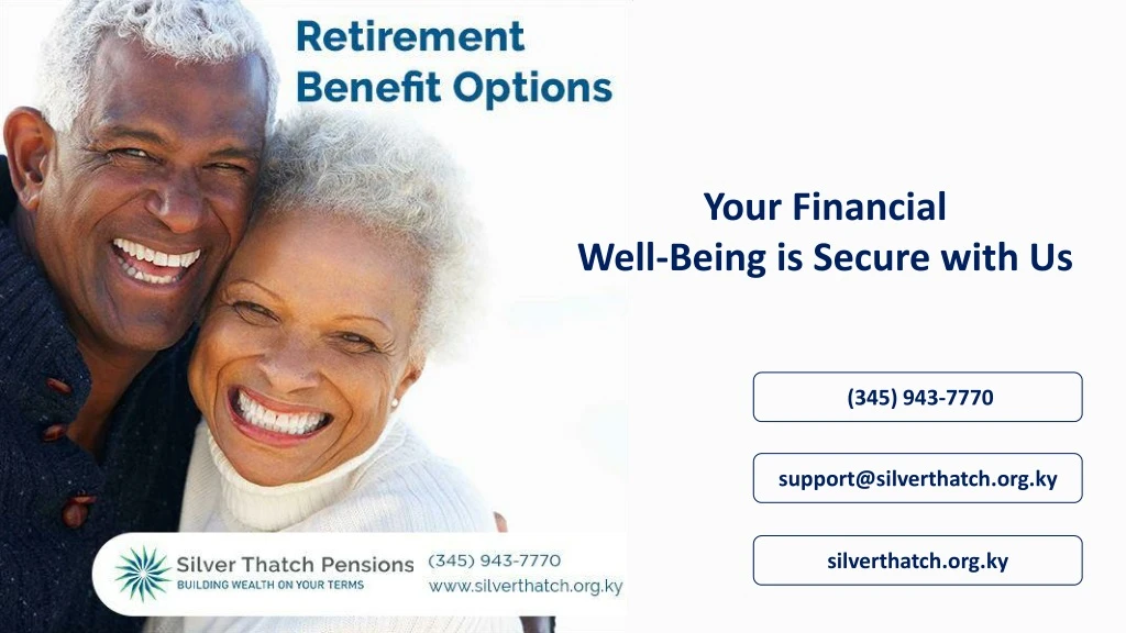 your financial well being is secure with us